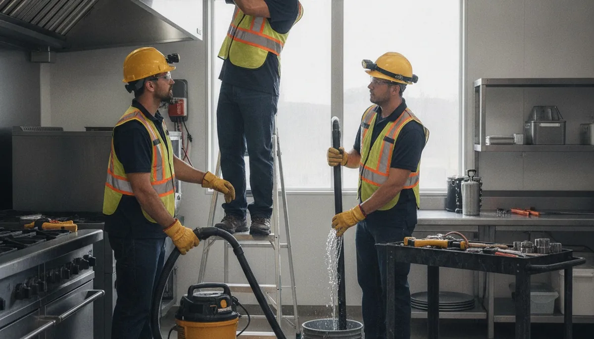 Emergency plumber repairing a burst pipe in Orlando, FL for urgent home plumbing service