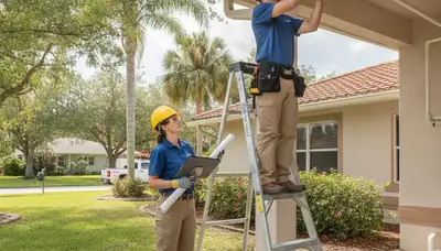 Orlando FL plumber repairing a residential leak for plumbing repair service