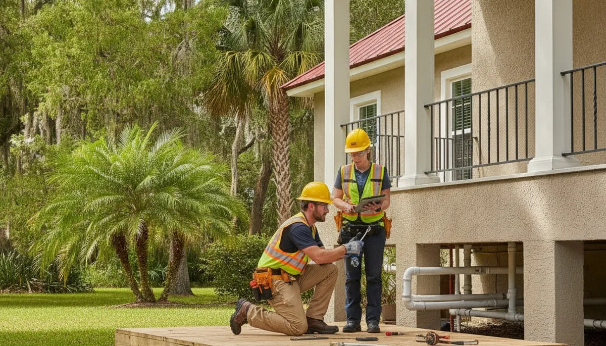 Plumber repairing a pipe in Orlando, FL for plumbing repair service