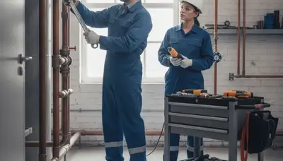 Orlando, FL plumber repairing a residential pipe for plumbing repair service