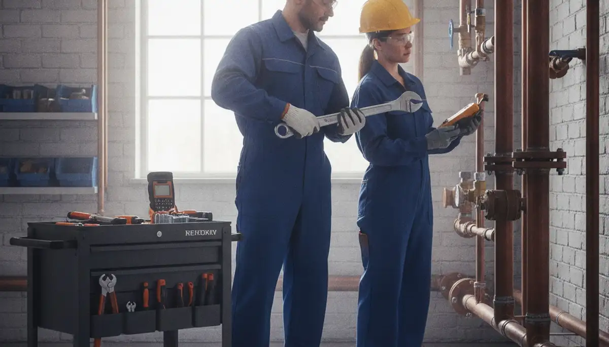 Orlando, FL plumber repairing a home pipe for plumbing repair service