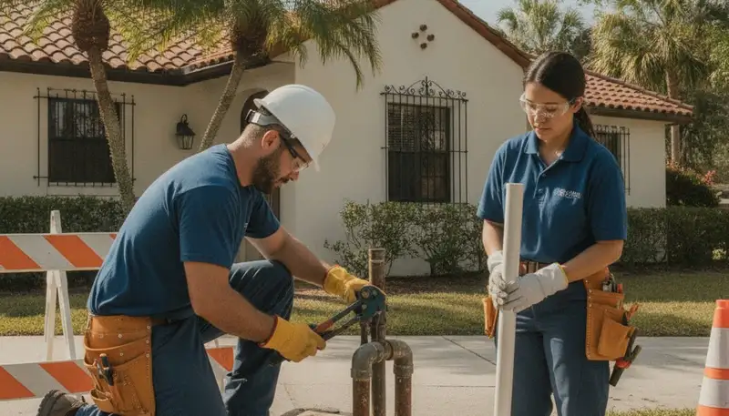 Orlando FL plumbing repair service for leak fixes, drain clearing, and emergency plumber help