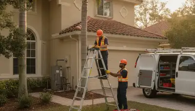 Plumbing repair technician serving Orlando, FL for residential pipe and leak repair services
