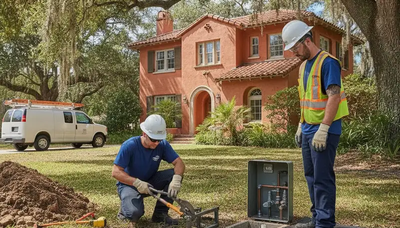 Orlando, FL plumbing repair service van for emergency pipe and leak repairs