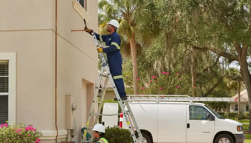 Professional Orlando, FL plumber providing residential plumbing repair services