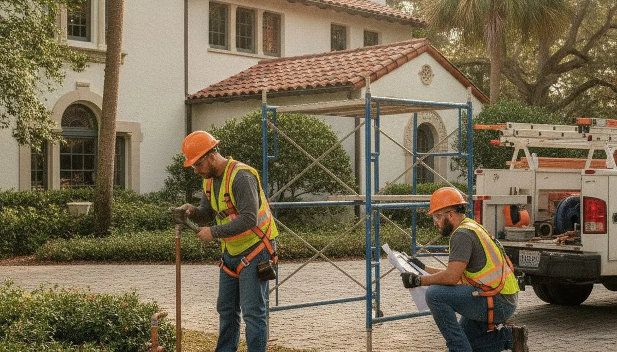 Plumbing repair service in Orlando, FL for residential and commercial leak and pipe repairs