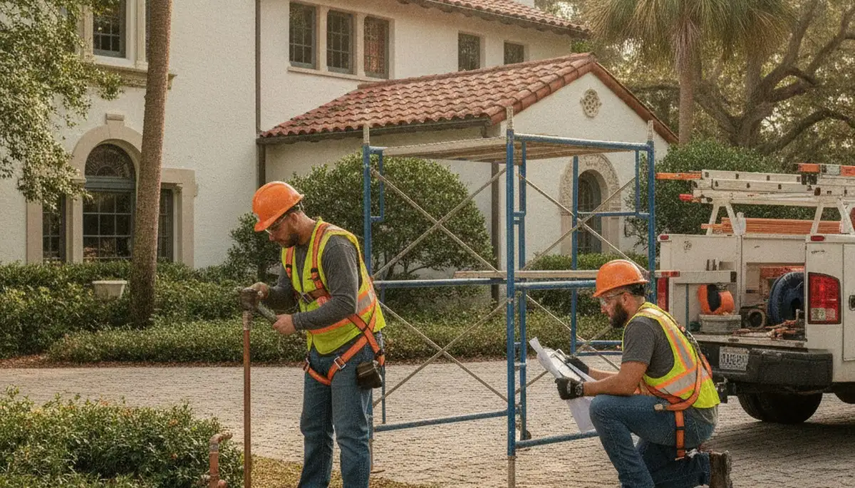 Plumbing repair service in Orlando, FL for residential and commercial leak and pipe repairs