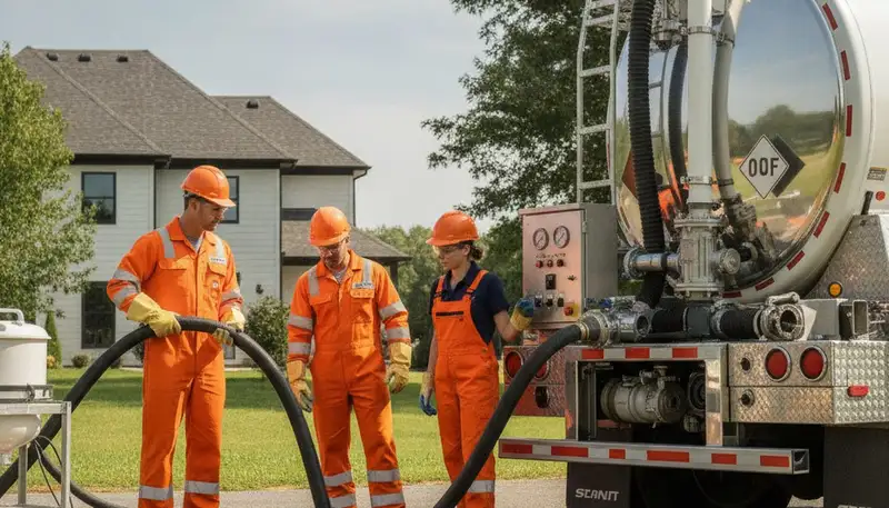 On Call Plumbers providing septic pumping service for Orlando, FL homes