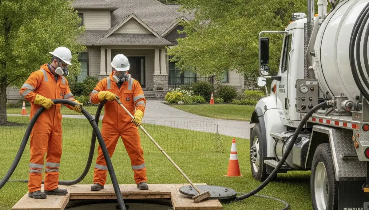 Septic tank cleaning service in Orlando, FL for residential plumbing maintenance
