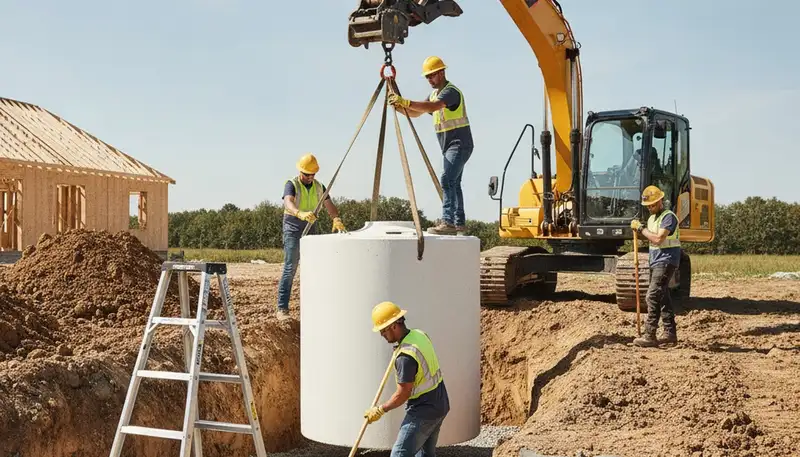Septic tank installation service in Orlando, FL for residential plumbing needs