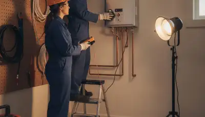 Tankless water heater installation service in Orlando, FL for residential plumbing repairs