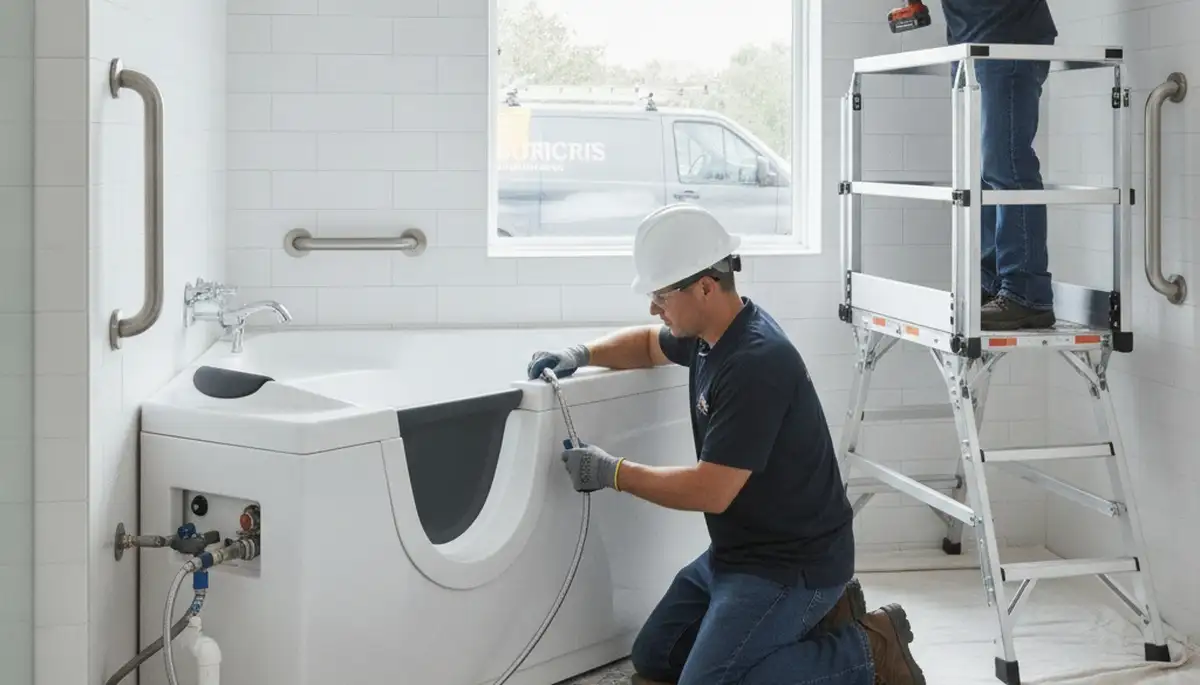Walk-in tub installation for Orlando, FL homeowners by On Call Plumbers